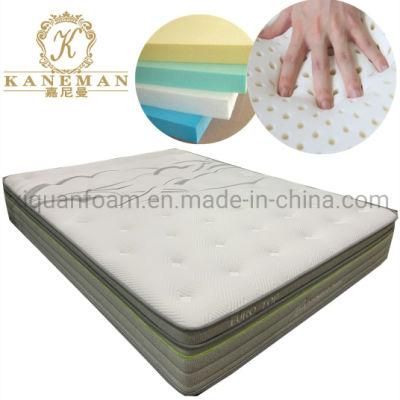 King Pocket Spring Mattress Latex Bedroom Mattress Hotel Bed Mattress