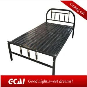 Metal Iron Flat Single Bed Frame for Sale