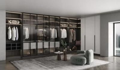 Modern Home Furniture Wooden Bedroom Clothes Wardrobes for Home Hotel