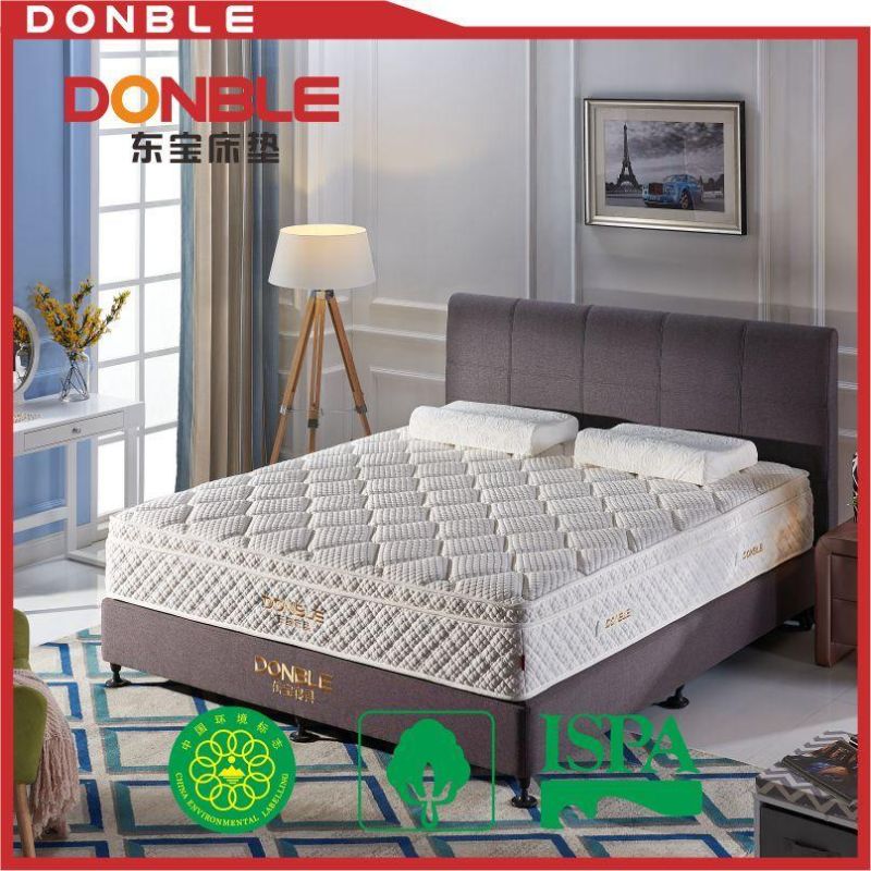 Luxury Comfortable Breathable Sleep High Quality Pocket Spring Hotel Bed Mattress for Wholesale