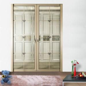 Environmental Home/Office Hollow Sliding Partition Door with Double Glass Auchan V3742 (Hollow)