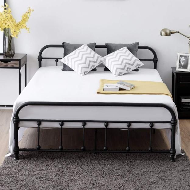 European-Style Iron Art Fashion Modern Iron Bedroom Bed Size Customized