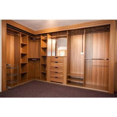 MDF Plastic Fabric Modern Bedroom Solid Wood Wardrobe