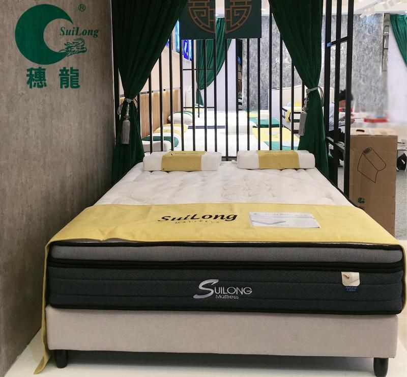 Box Top Design Latex with Mini Pocket Spring Mattress