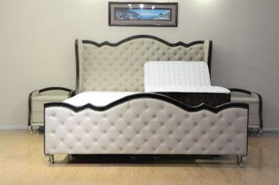 Huayang Home Bedroom Furniture Fabric Plywood Frame Bed Fabric Bed