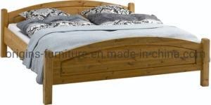 Pine Double Bed 4FT 6 Solid Wood High Foot End Bedframe Slatted Base