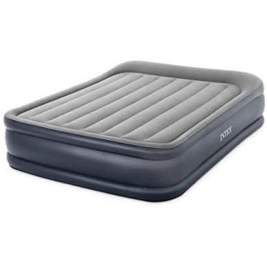 Intex Flocking Inflatable Mattress Stripe Gas Outdoor Air Bed