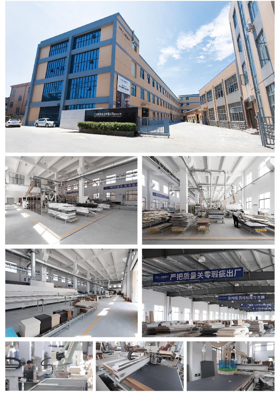 Factory Direct Sales Modern Fashion Symmetrical Four-Door Combination Wardrobe