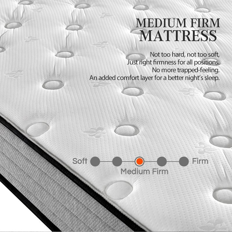 Luxury Memory Twin Foam Latex Bonnel Spring Mattress