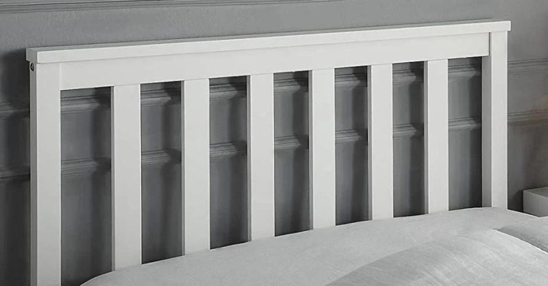 Simple and Easy to Assemble Pine Bed with Planks