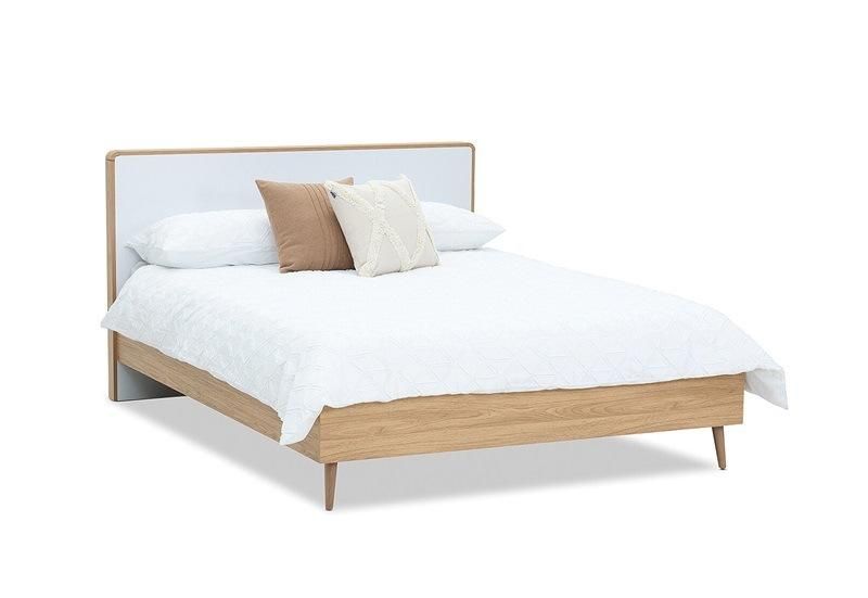 New Bed Room Furniture Luxury Wood Double Bed