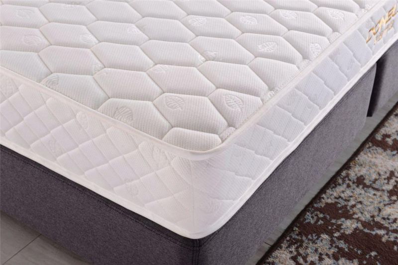 Comfortable Sleep Single Pillow Top Pocket Spring Mattress for Hotel Bedroom