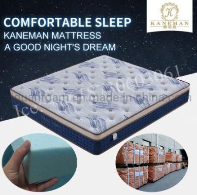 Medium Firm Mattress Bed Pocket Spring Mattress Packed in Pallet
