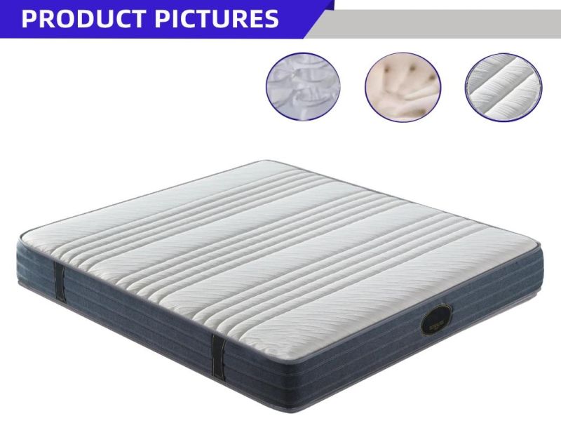 Hotel Bedroom Foam Mattress for King Size Wall Bed Pocket Spring Made of Memory Air Latex Mattress