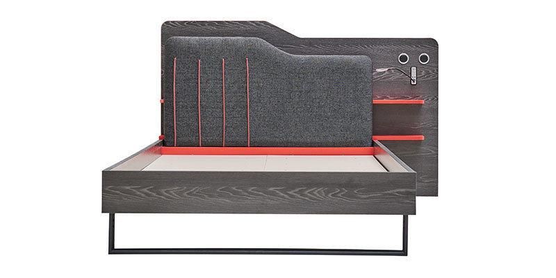 Nova Kids Furniture Gaming Series Children Bedroom 1600*2000 Bed with LED Lights