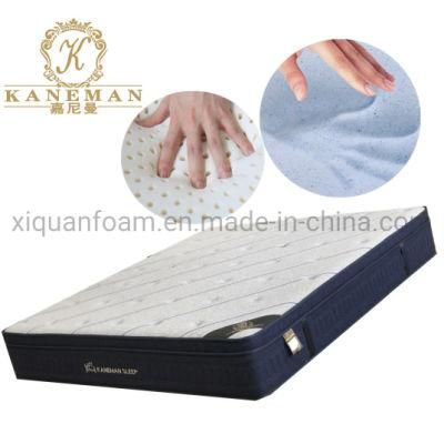 Natural Spring Mattress Luxury Hotel Bed Memory Foam Mattress Custom Mattress Maker