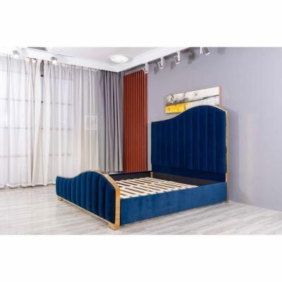 Huayang Luxury Italian Bedroom Set Furniture King Size Modern Italian Latest Double Bed Designer Furniture Set Leather Luxury Bed Bedroom Bed