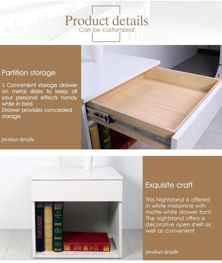 Favorable Price Customized Wooden Bedside Table