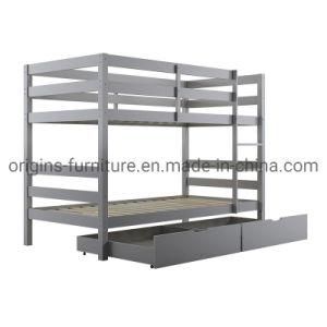 Wooden Bunk Bed with Storage Drawer