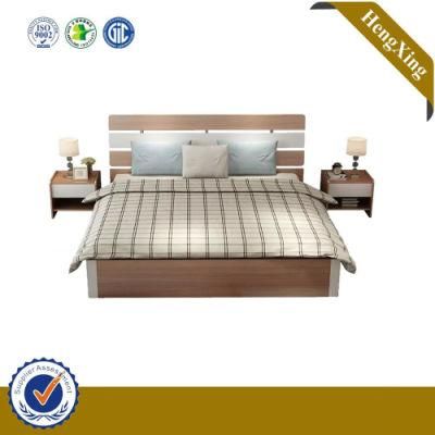 Chinese Manufacturer Wood King Size Bedroom Furniture Sets Double Bed with Storage