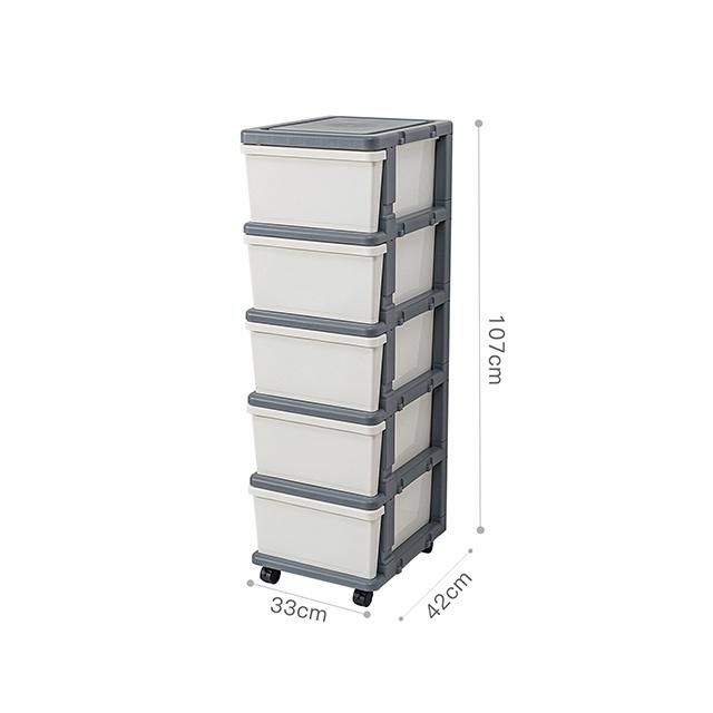 3~5 Layers Transparent Plastic Drawer Organizers