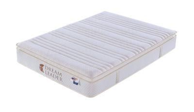Full Sizes Hotel Bedding Products Euro Top Pocket Spring Bed Roll Packing Memory Foam Mattress