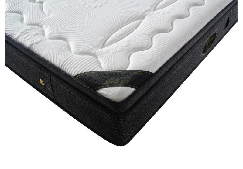 Rolled Hotel Memory Foam Mattress Zone Pocket Spring Mattress