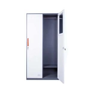 Mingxiu Double Door Steel Clothes Cabinet / Metal 2 Door Clothes Cupboard