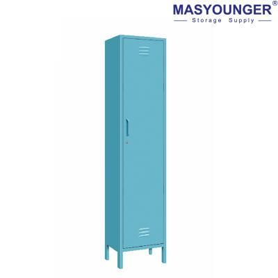 Functional Height Steel Wardrobe Metal Storage Cabinet with Removable Shelves