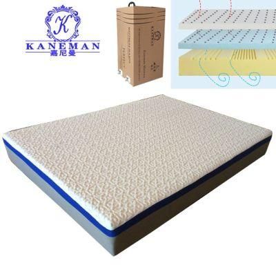 Top Quality 10 Inch Roll up High Density Cooling Gel Visco Memory Foam Mattress Wholesale