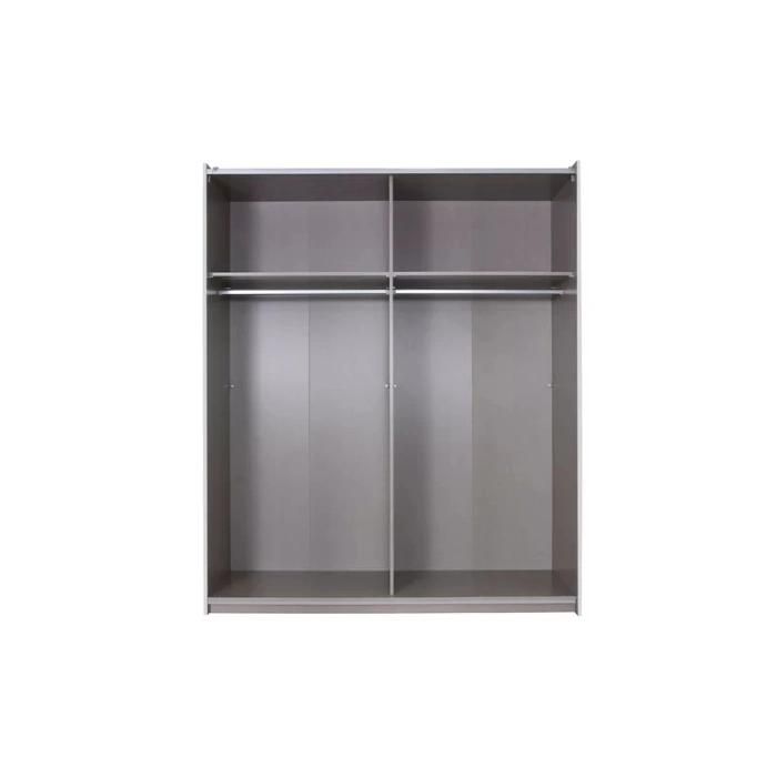 Modern Lacquer Gloss Sliding Door MDF Wooden Bedroom Furniture Wardrobe (HF-WF03131)