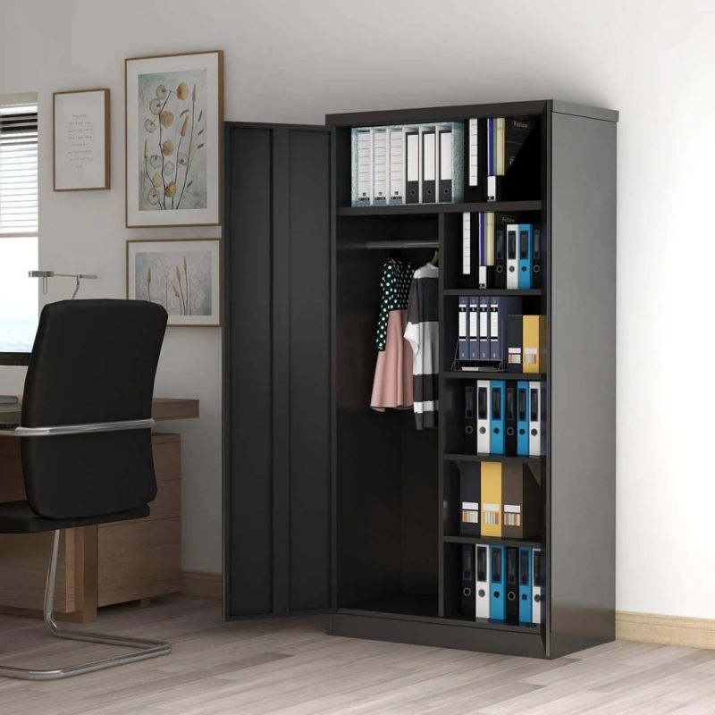 Gdlt Office Modern 2 Door Locker Cheap Stainless Steel Cabinet Wardrobe