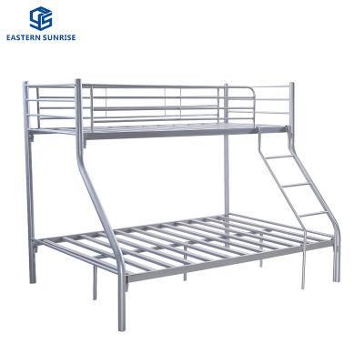 Metal Bunk Beds Frame with Ladder Twin Over Full for Kids Teens Adults Dorm Bedroom Use