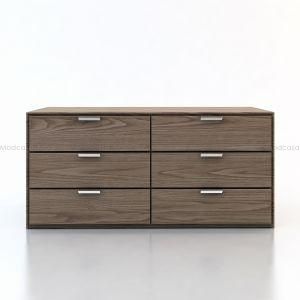 6 Drawers Modern Style Bedroom Dresser