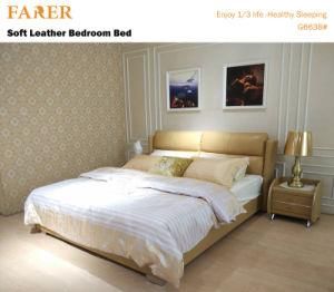 High Quality Leather Soft Bed