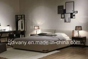 White Fabric Queen Bed Furniture (A-B43)