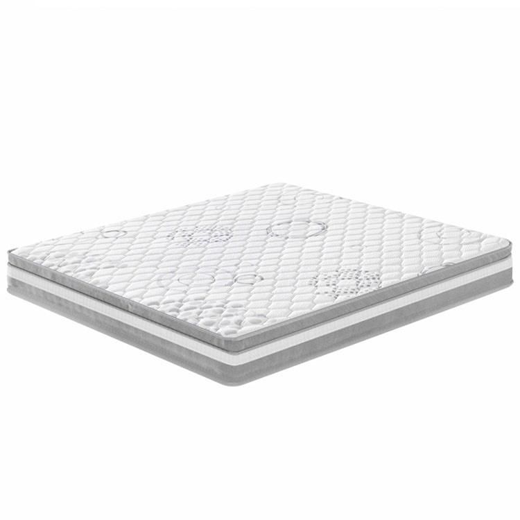 Popular Queen Size Vacuum Packing Memory Foam Pocket Coil Pillow Top Mattress