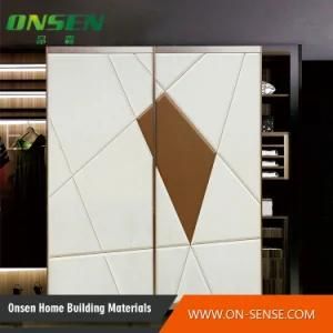 Modern Appearance and Bedroom Furniture Type PU Wardrobe Door