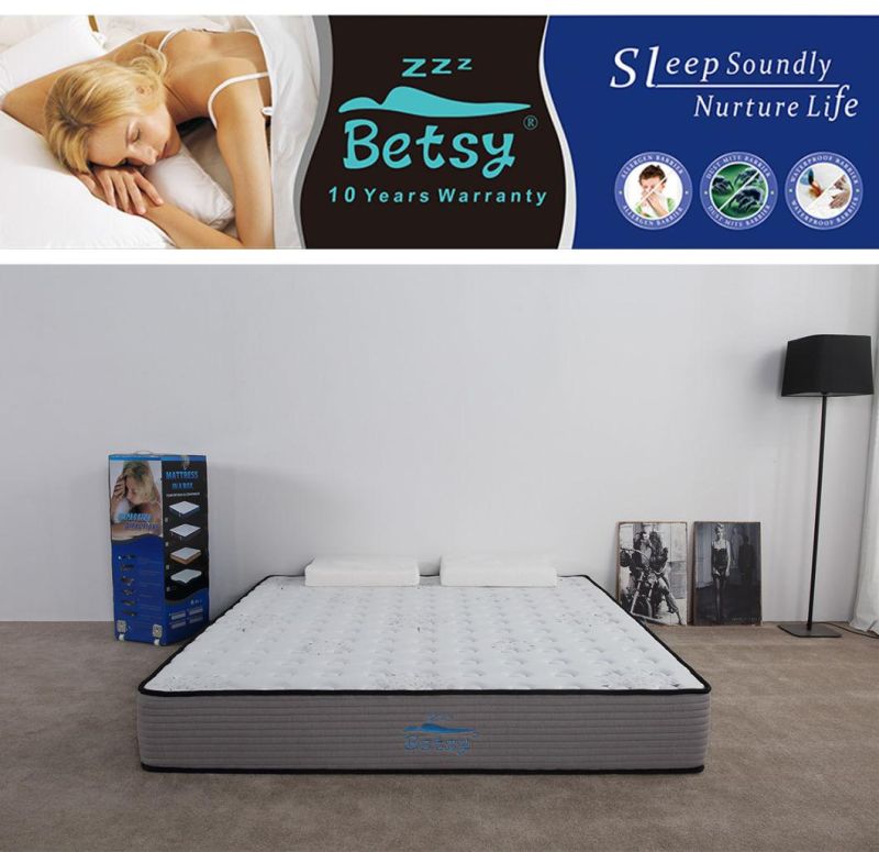 Home Furniture Pocket Spring Mattress with Tight Top Design
