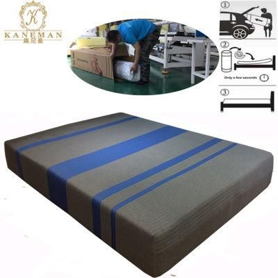 Cool Gel Memory Foam Mattress Roll in a Box Factory Wholesale
