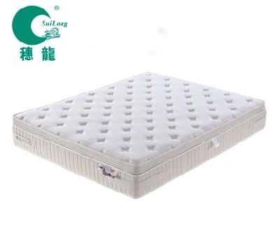 Box Top Double Pocket Spring with Memory Foam Mattress