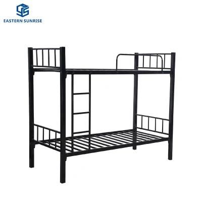 Iron Steel Folding Double Bunk Bed for Hotels