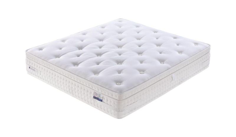 Medium Soft Feeling Euro Top Micro-Coil Bed Latex Soft Pocket Spring Mattress