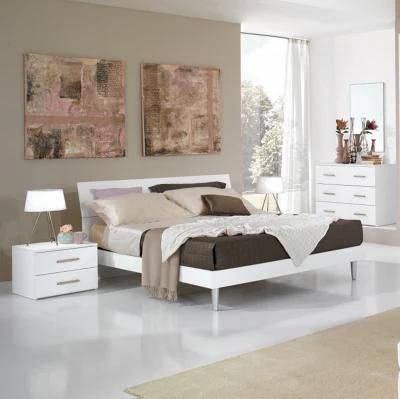 Contemporary Home Furniture Bedroom Set Double Bed Night Stand Dressing Table Wardrobe