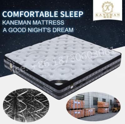 Economical Bonnell Spring Mattress Flat Packed in Pallet Bedroom Mattress
