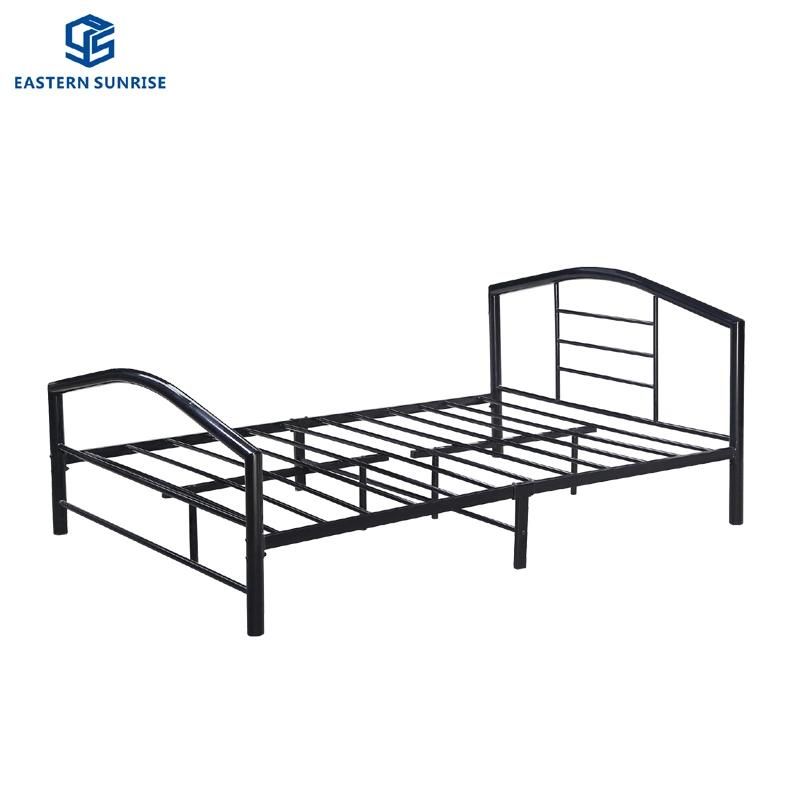 Simple Design Strong Structure Children Metal Steel Single Bed