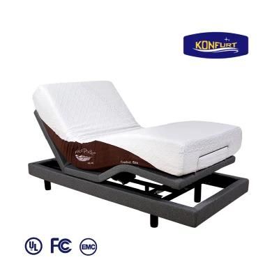 Quick and Easy Assembly Adjustable Bed with German Okin Brand Motor System