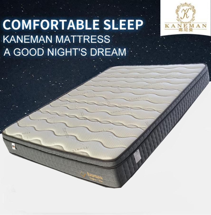 Euro Top Mattress Cheap Spring Mattress King Size Mattress Flat Packed