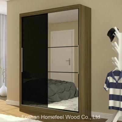 China Furniture Factory Price Sliding Door Clothes Wardrobe (HF-WB31)