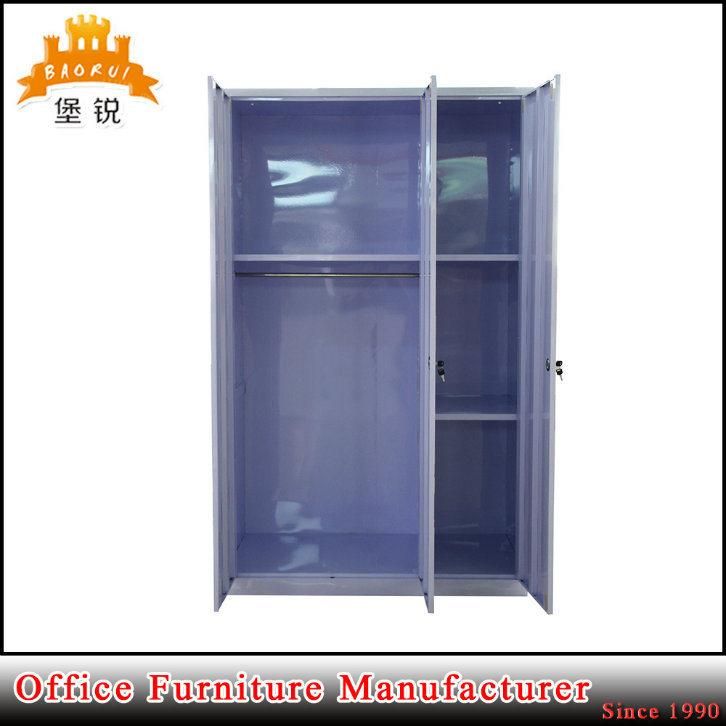 Fas-092 Made in China Bedroom Cupboard Designs Metal Wardrobe